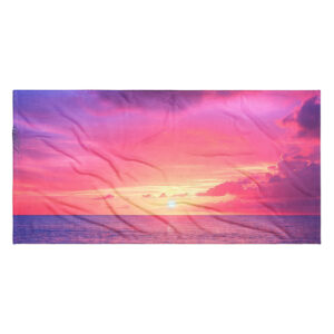 Sunset Beach Scene Towel