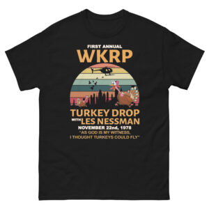 A WKRP Turkey Drop Classic Tee