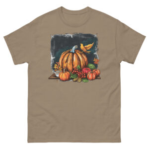 Fall Pumpkin and Bird Classic Tee