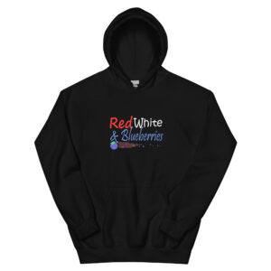 Red, White, & Blueberries Unisex Hoodlie